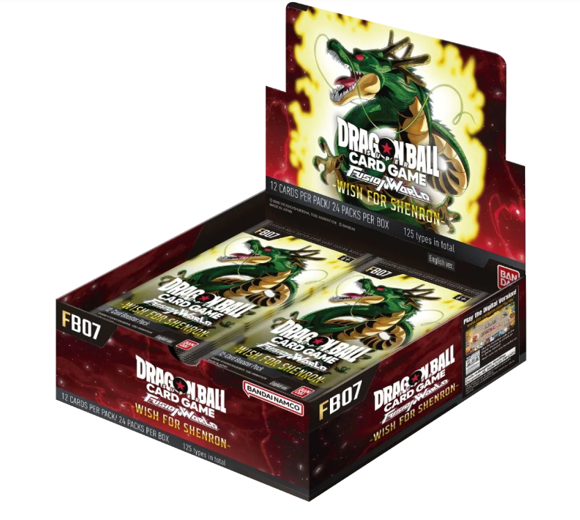 Dragon Ball Super Card Game Fusion World: FB07 Wish for Shenron Booster Display