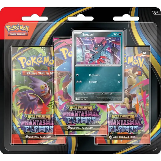 Pokémon TCG: Phantasmal Flames 3-Pack Blister (English)