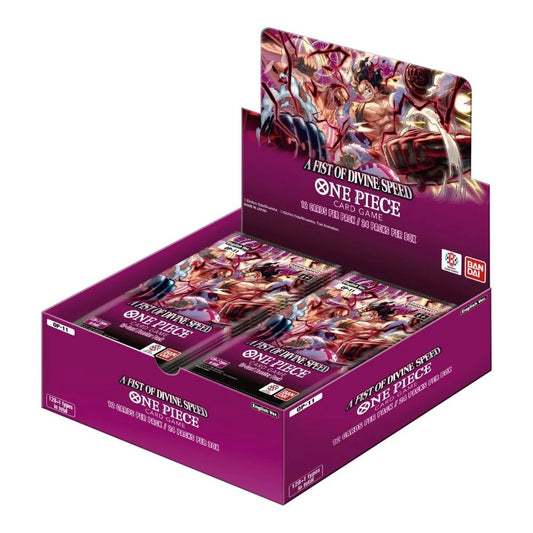 One Piece TCG – OP-11 "A Fist of Divine Speed" Caja de Sobres (24 Packs) – Preventa