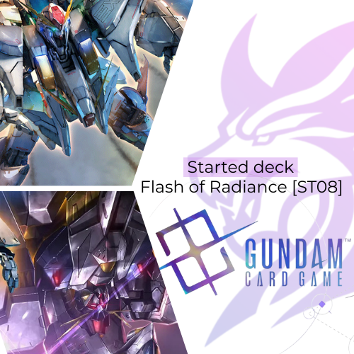 GUNDAM CARD GAME: STARTER DECK DISPLAY- 08 FLASH OF RADIANCE [ST08]
