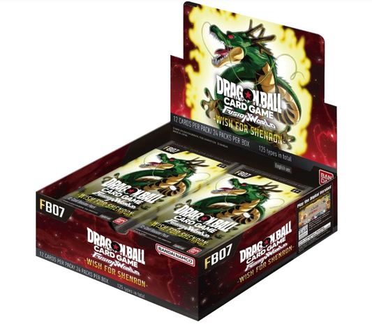 Dragon Ball Super Card Game Fusion World: FB07 Wish for Shenron Booster Display