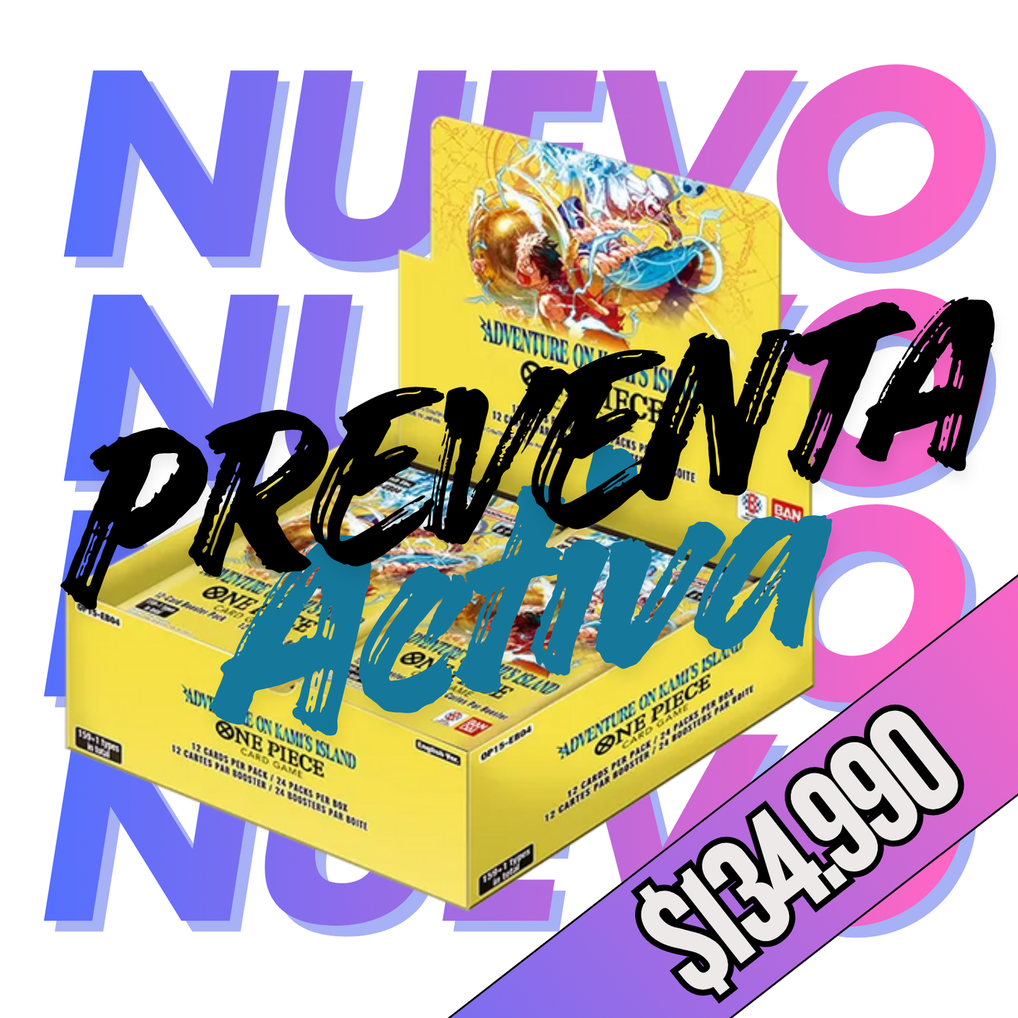 PREVENTA One Piece TCG: OP15 Adventure on Kami's Island